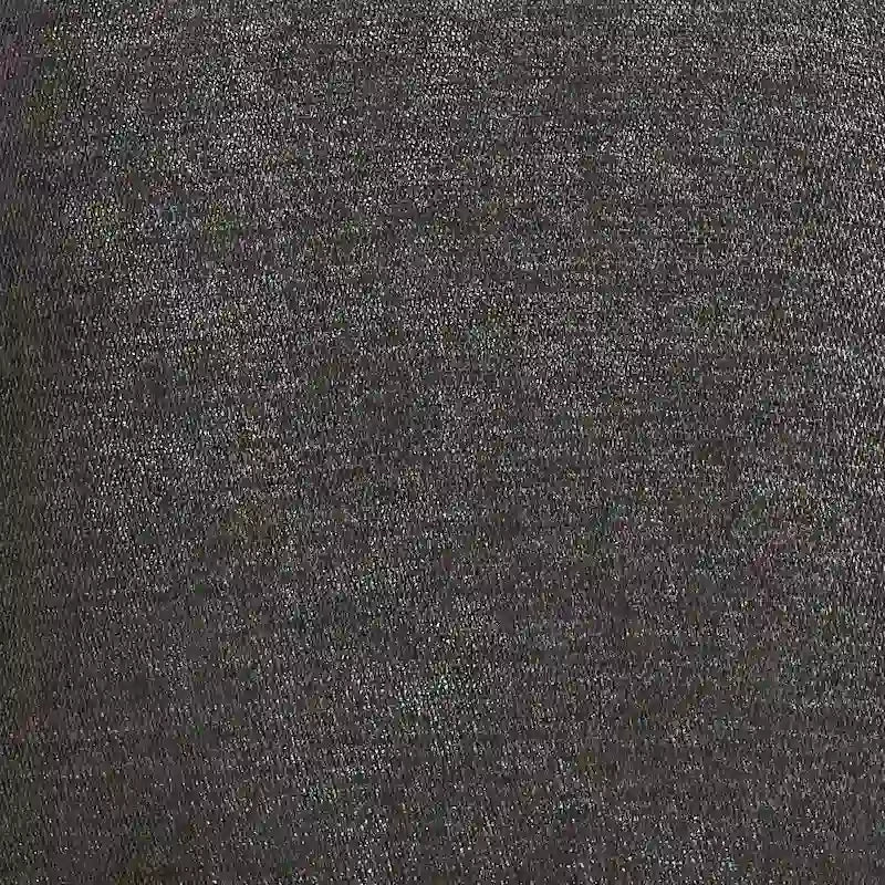 Lit plateforme en chenille, capitonné, profil bas, sans sommier, gris foncé/beige