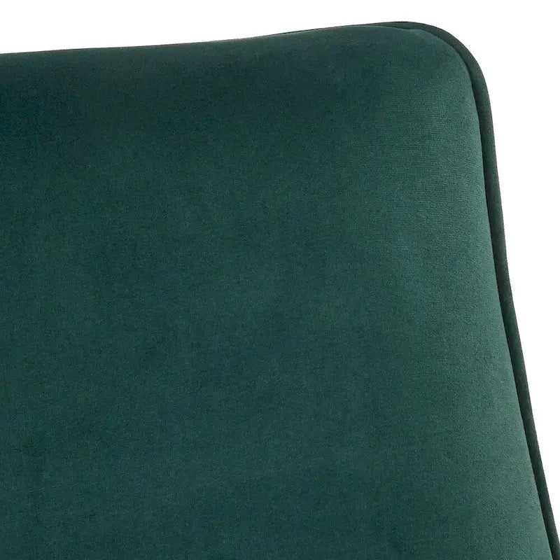 Fauteuil d'appoint à dossier haut Mid-Century Modern Pieds Noyer Embouts Dorés Gris Clair Vert Émeraude