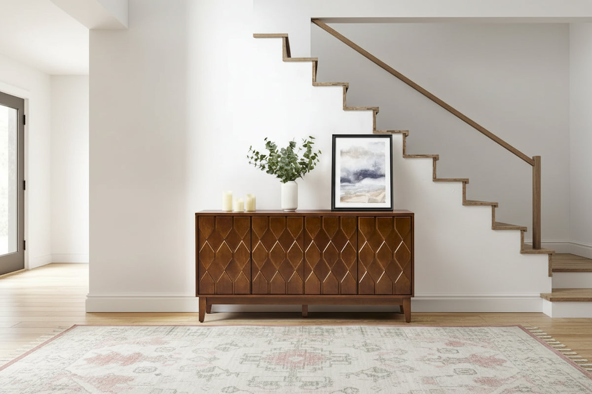 Olympia 60Modern Storage Sideboard Storage with Adjustable Shelves By HULALA HOME
