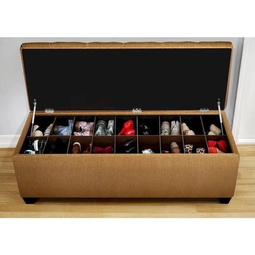 The Sole Candice Fawn Secret Shoe Storage Bench