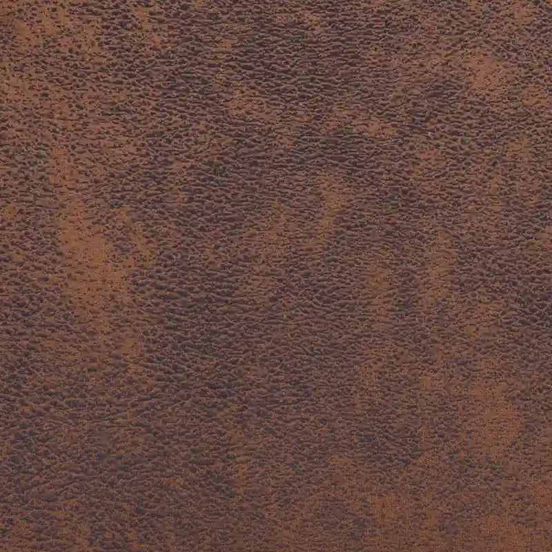 Fauteuil Cube en Faux Daim, Coussin de Dossier, Pieds Chromés Marron